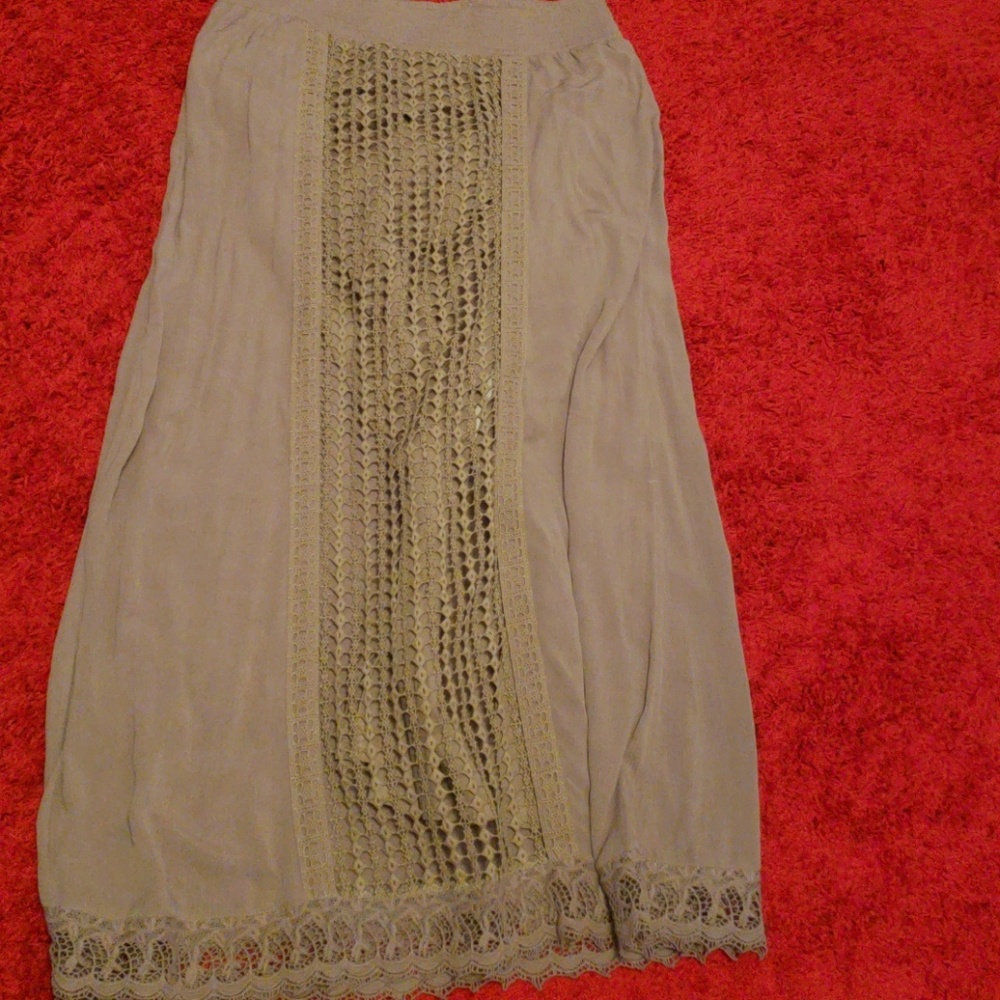 CHICO'S  ELASTIC WAIST SKIRT